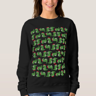 Cute Xmas Christmas Dinosaur Jumper Sweater