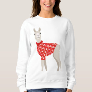 Cute Xmas Christmas Llama Sweater Jumper