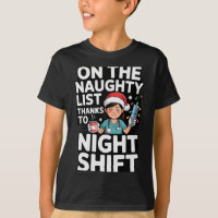 Cute Xmas Night Shift Nurse Christmas For Healthca
