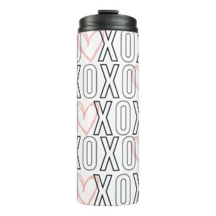 Cute XOXO Valentine's Day Thermal Tumbler