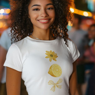 cute yellow aesthetic graphic T-Shirt