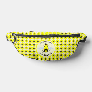 Cute Yellow Baby Bee Gender Neutral Custom Bum Bags