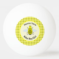 Cute Yellow baby Bee Gender Reveal Neutral Custom