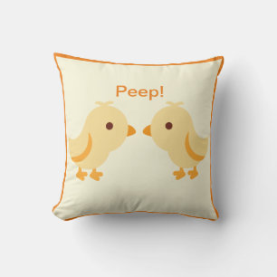 Cute Yellow Baby Chick Cushion