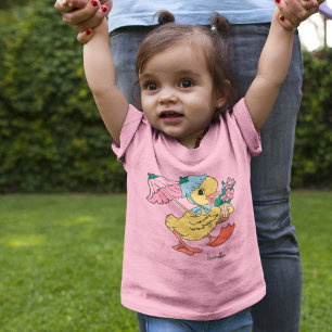 Cute Yellow Baby Duck in Spring Easter Toddler T-Shirt