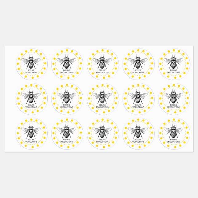 Cute Yellow Bee (Sheet)