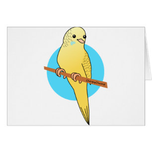 Cute Yellow Budgie