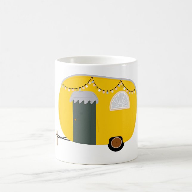Cute Yellow Caravan Coffee Mug (Creator Uploaded)