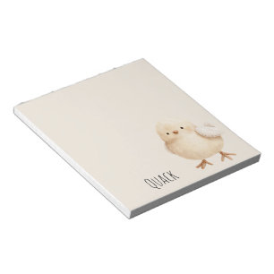 Cute Yellow Chicken Notepad