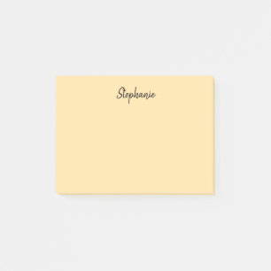  Cute Yellow Custom Name Post-it Notes