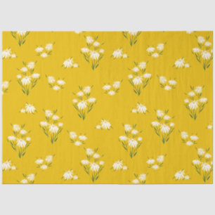 Cute Yellow Daisy floral decoupage Tissue Paper