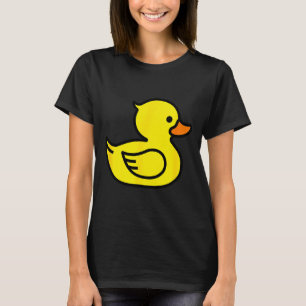 Cute Yellow Duck Cartoon Novelty Graphic Tees &