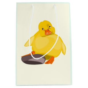 Cute Yellow Duck Medium Gift Bag