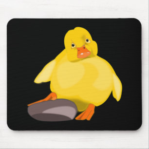 Cute Yellow Duck Mouse Mat
