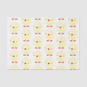 Cute Yellow Duckling Easter Tissue Paper