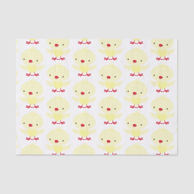 Cute Yellow Duckling | Easter Tissue Paper (Front)