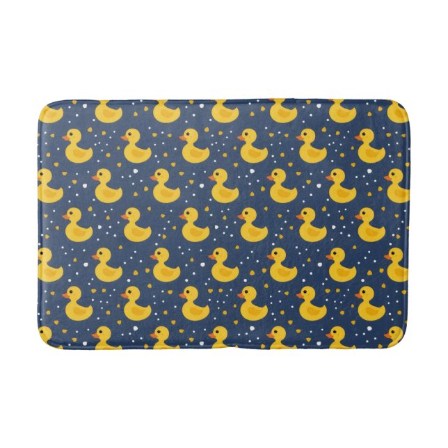 Cute Yellow Ducklings Bath Mat (Front)
