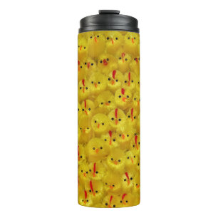 Cute Yellow Easter Chicks Thermal Tumbler