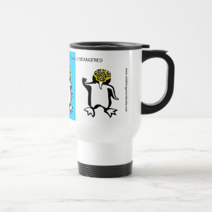 Cute Yellow-eyed PENGUIN - Endangered animal Travel Mug