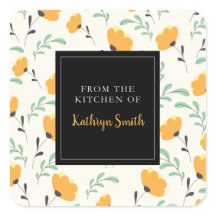 cute yellow flowers floral from the kitchen of