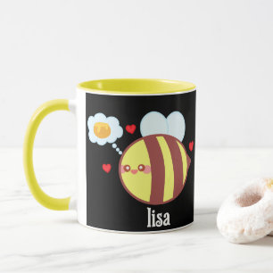 Cute Yellow Honey Bee Bumble Bee  Mug