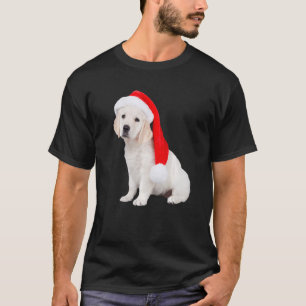 Cute Yellow Lab Puppy Santa Hat Christmas Image Do T-Shirt
