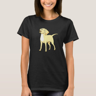 Cute Yellow Labrador Golden Retriever Dog T-Shirt