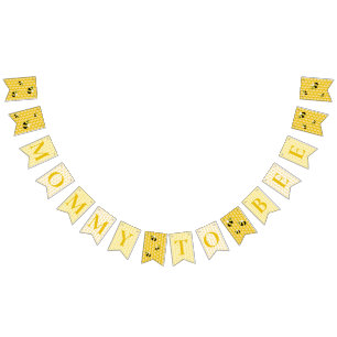 Cute Yellow Mummy to Bee Baby Shower Decor Bunting