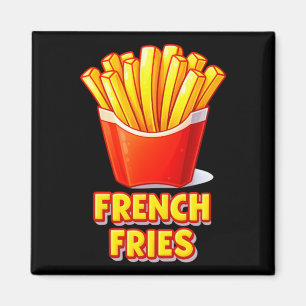 Cute Yellow Red French Fries Costume For Kids And Magnet