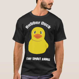 Cute Yellow Rubber Duck Spirit Animal T-Shirt