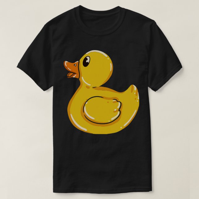 Cute Yellow Rubber Duck Yellow Rubber Ducky TShirt (Design Front)