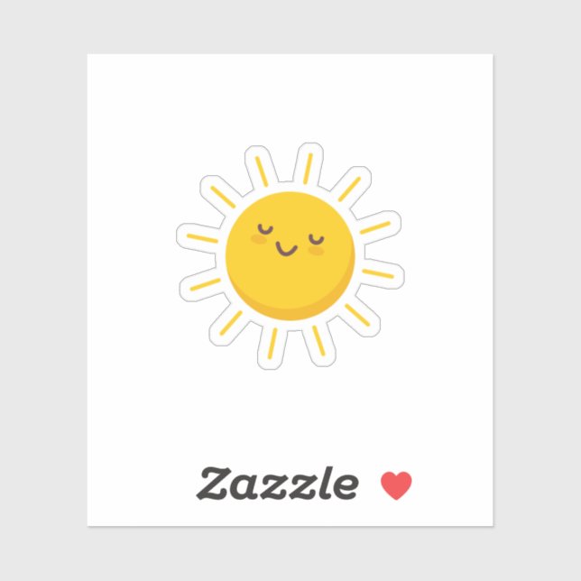 Cute Yellow Sunshine (Sheet)