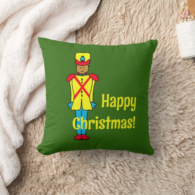 Cute Yellow Toy Soldier Cushion (Blanket)