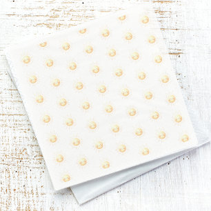 Cute Yellow Watercolor Sunshine Boho Whimsical Napkin