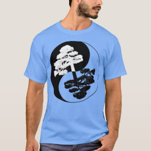 Cute Ying Yang Bonsai Lover Feng Shui Yin Yang Bon T-Shirt