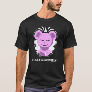 Cute Yoga Bear Meditation Mindfulness Heal From Yo T-Shirt