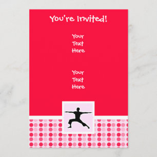Cute Yoga Invitation