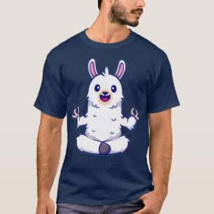Cute Yoga LambYoga mat Flexibility Funny Yoga Medi T-Shirt