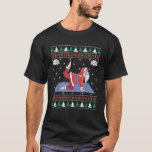 Cute Yoga Pose Santa Ugly Christmas Sweater Xmas L<br><div class="desc">Cute Yoga Pose Santa Ugly Christmas Sweater Xmas Lovers</div>