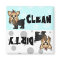 Cute Yorkie Clean / Dirty Dishwasher Magnet