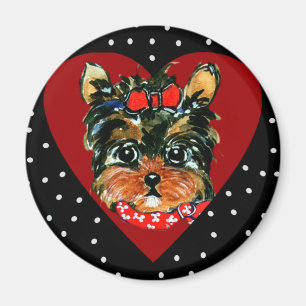Cute Yorkie Poo Magnet