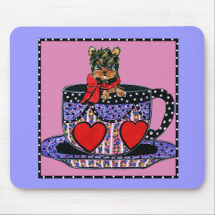 Cute Yorkie Poo Mouse Mat