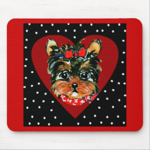 Cute Yorkie Poo Mouse Mat