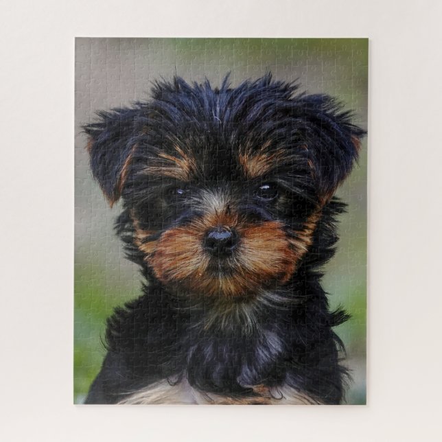 Cute Yorkie Puppy Jigsaw Puzzle (Vertical)