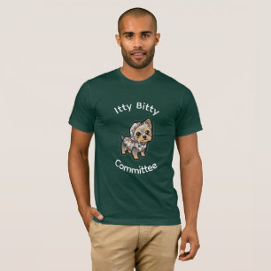Cute yorkie short sleeve T-shirt