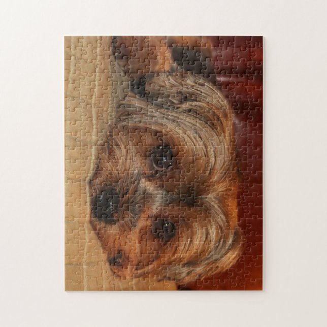 Cute Yorkshire terrier dog,Yorkie Jigsaw Puzzle (Vertical)