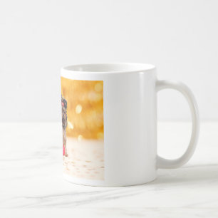 Cute Yorkshire Terrier Merry Christmas Coffee Mug