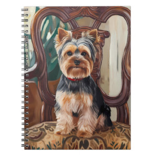 Cute Yorkshire Terrier Painting Notebook