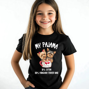 Cute Yorkshire Terrier Pajama Lover T-Shirt