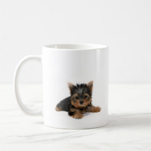 Cute Yorkshire Terrier Puppy Coffee Mug